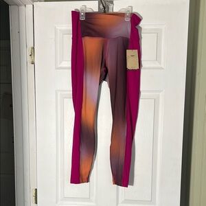 Nike Multicolor Leggings - Pink, Orange, Purple
